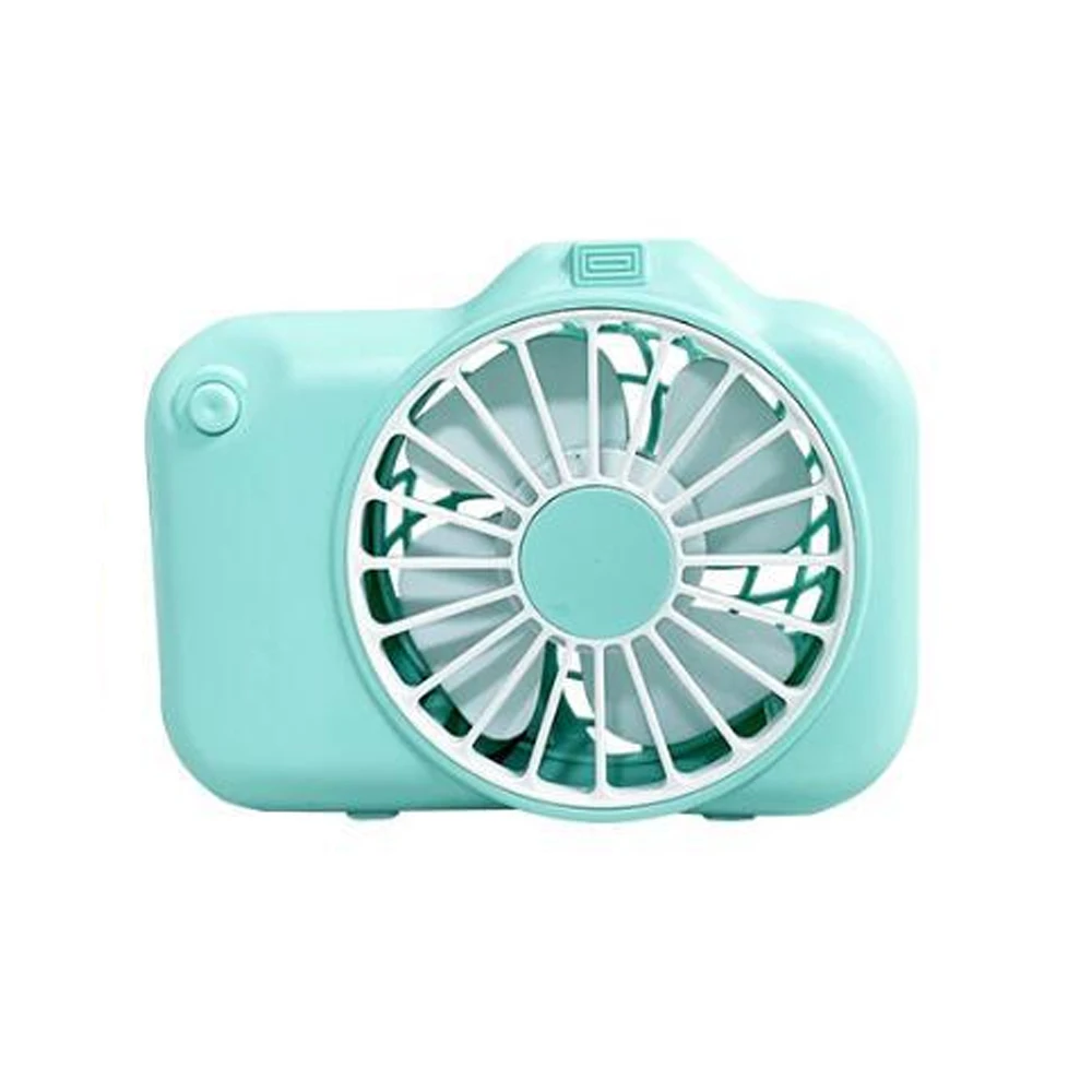 New Mini Fan Camera Shaped Fan Pocket Fans USB Rechargeable Handheld
