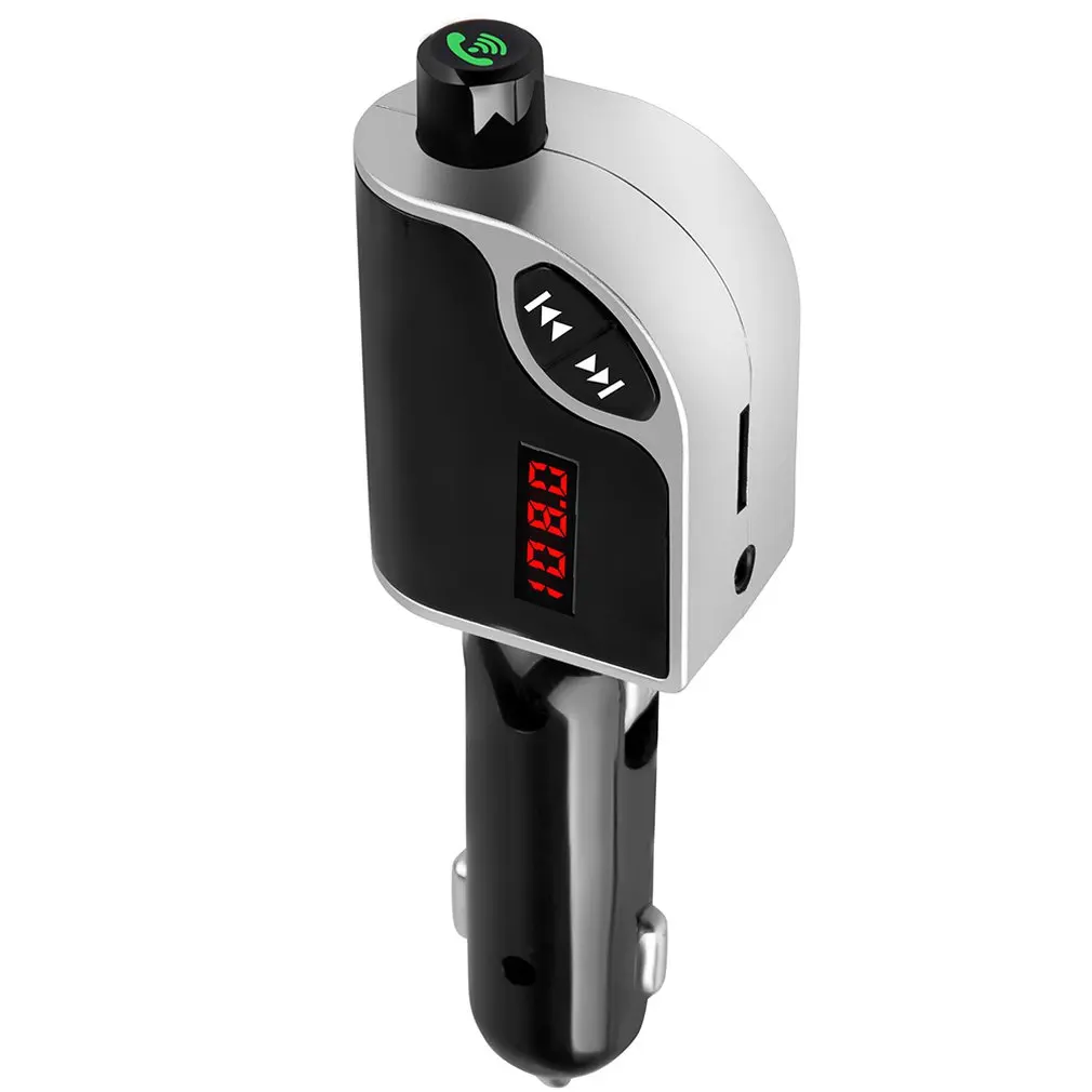 silver S6 беспроводной USB телефон автомобильный стерео аудио музыкальный приемник адаптер MP3-плеер Автомобильная карта FM hands-free - Формат цифровых медиаданных: silver