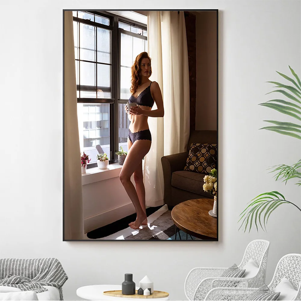 

Silk Cloth Wall Poster Mariangela Bonanni Sexy Model Star Art Home Decoration Gift
