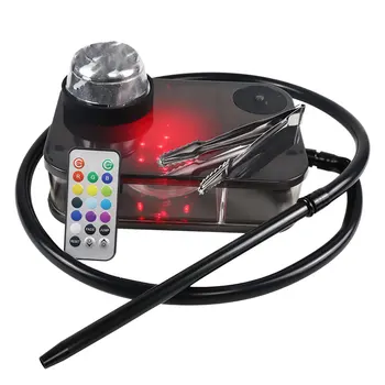 

Acrylic Hookah With LED Light Shisha Box Nargile Sheesha Narguile Chicha Cachimbas Water Pipe Shisha Hookah kit Accessory