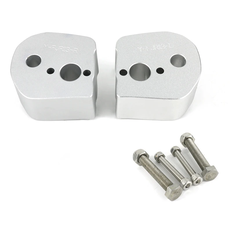 Fit For Yamaha FJR1300 FJR 1300 2006-2019 25.4mm 1" Motorcycle Handlebar Mount Handle Bar Risers CNC Billet Aluminum 4