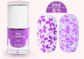 Лак для ногтей, печать лак для ногтей, печать инструмента масло 7 мл - Color: 09