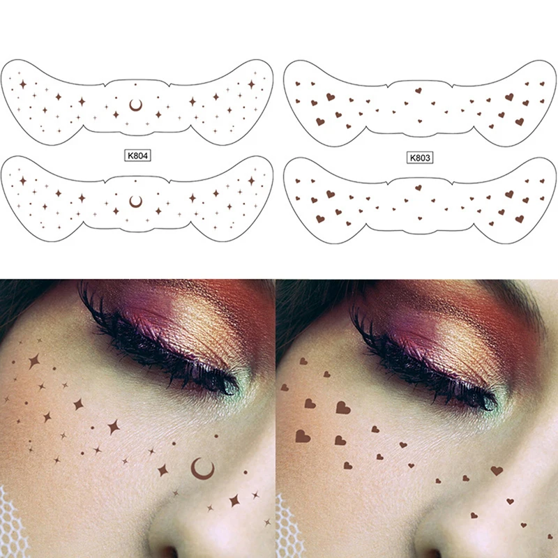Fake Freckles Tattoo Sticker Face Temporary Waterproof Freckles Makeup Stickers