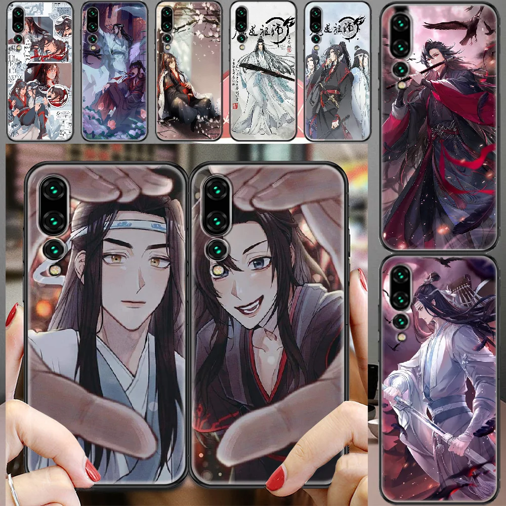 Mo дао ЗУ shi wangji аниме чехол для телефона Huawei P Mate P10 P20 P30 P40 10 20 Смарт Z Pro Lite 2019 черный