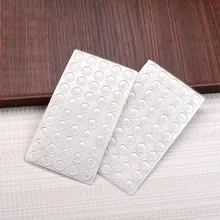 Новая мебельная фурнитура силиконовая резиновая дверная пробка для кухонного шкафа самоклеящаяся Демпферная амортизирующая подушка