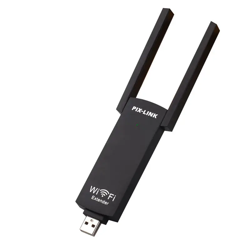 Usb Wireless Wifi Repeater Range Extender Dual Antenna 300Mbps 802.11B/G/N Wireless Wi-Fi Signal Booster Amplifier