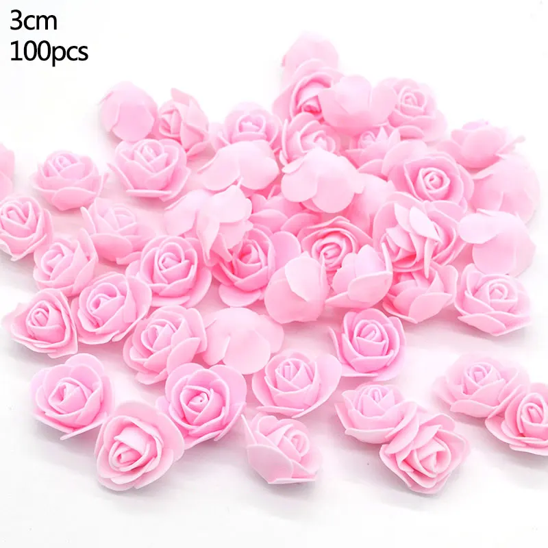 F21-100pcs pink Розовый искусственный цветок тычинки смешанный Гибридный цветок вишня тычинки ягоды для DIY Рождественский венок Ремесло торт свадебное украшение - Цвет: F21-100pcs pink