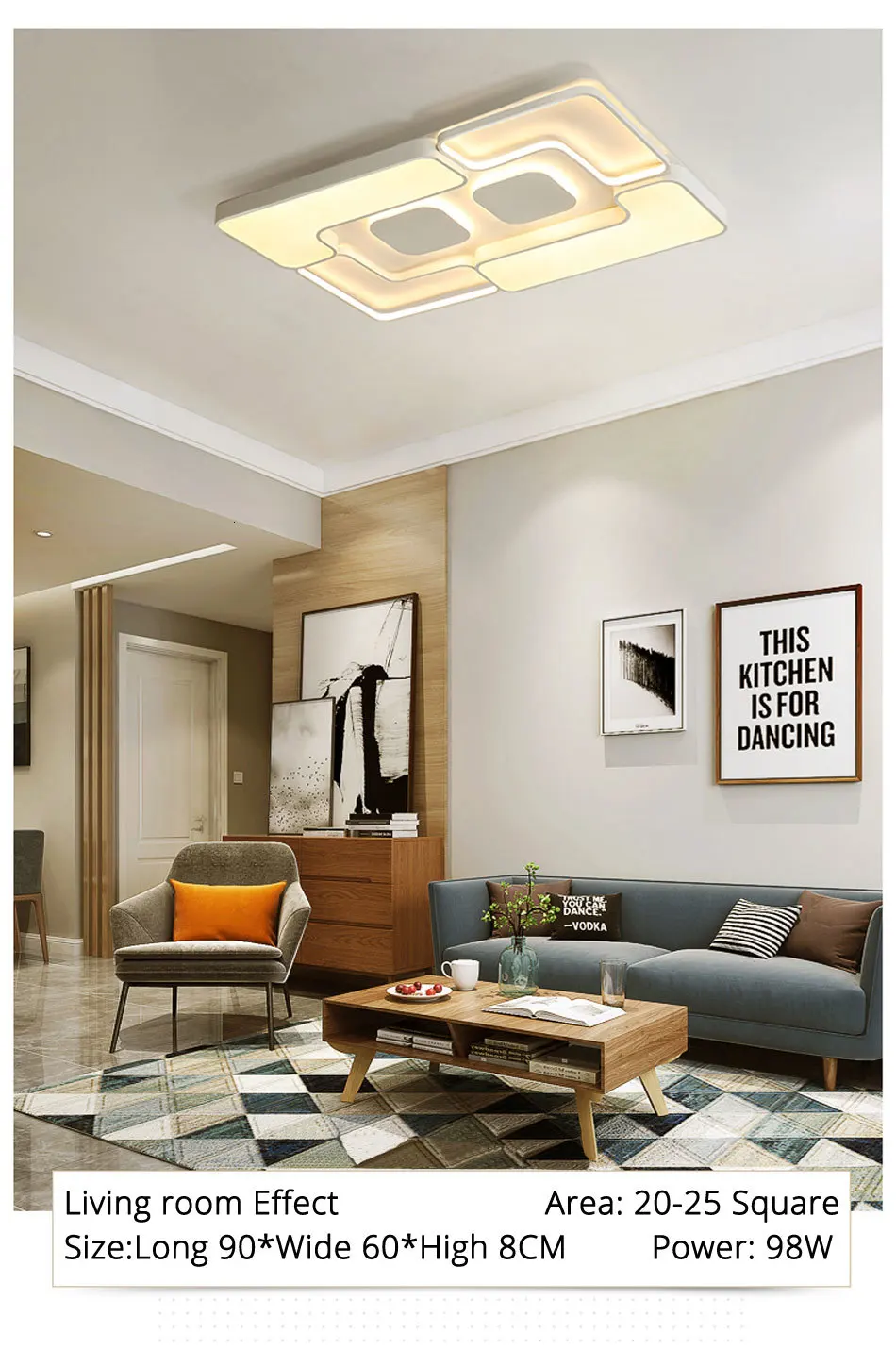 Светодиодные потолочные светильники для гостиной luminaria Led освещение для спальной дома Dec потолочный светильник AC90-265v белый/серый корпус