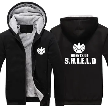 

Dropshipping Agents of S.H.I.E.L.D. Hoodies Hip Hop Winter Warm Sweatshirt Jacket Winter Streetwear Fleece Thicken Hoodie Coat