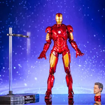 

31CM Avengers Iron Man 2 Movie Ver Figurine Dolls Toys PVC Action Figure Collectible Model Toy Kids Gift