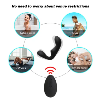 Remote Control 12 Speeds Anal Vibrator Butt Plug for Gay Men Prostate Massager Masturbators Dildo Sex Toy for Woman Fidget Toys 6