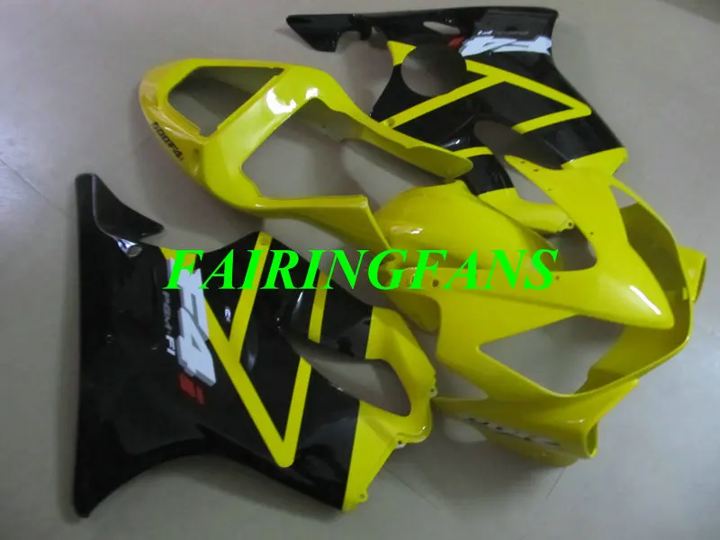 Инжекторный комплект для HONDA CBR600F4I 01 02 03 CBR600 F4i 600F4I 2001 2002 2003 желто-черные Обтекатели Кузов+ подарки HV15