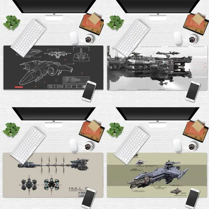 Star Citizen Sci Fi Fighter Desktop Pad 