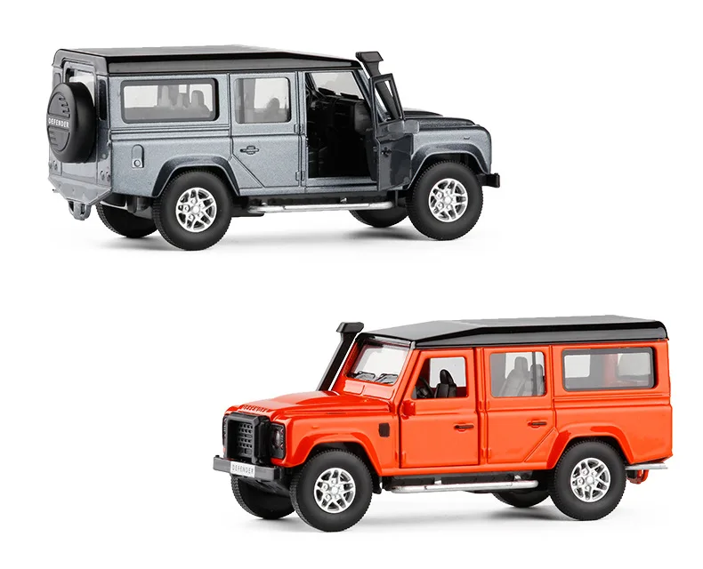 Jkm1/36 Land Rover Guard внедорожник сплав модель автомобиля ВОИН открывание двери мальчик металлическая модель игрушечный автомобиль