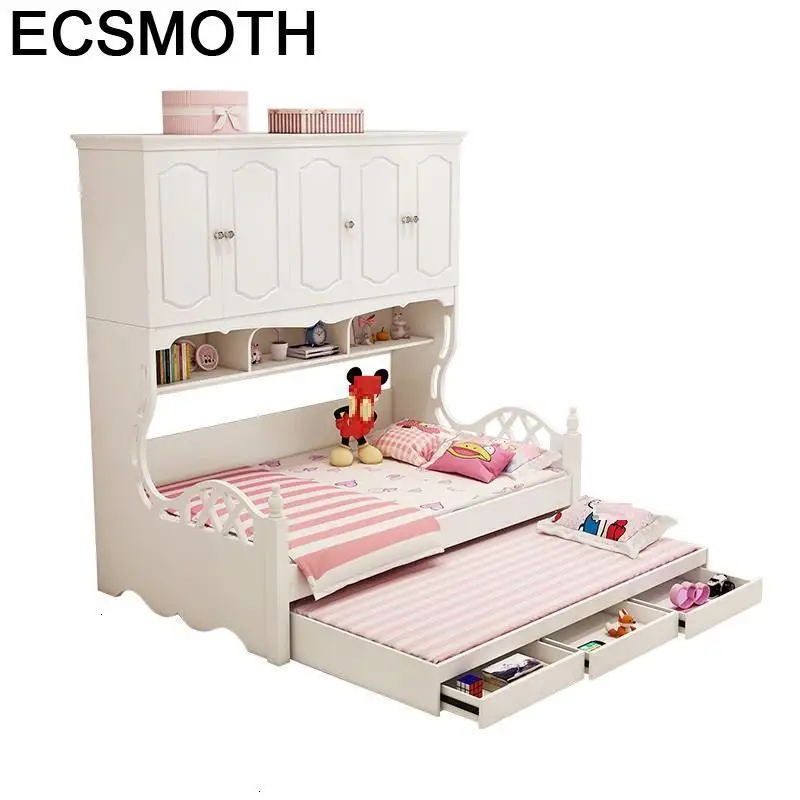 Для Mebles Dla Dzieci Yatak Odasi Mobile Muebles De Dormitorio деревянная мебель для спальни с подсветкой Enfant Cama Infantil детская кровать