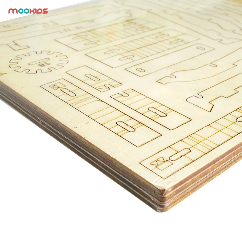 Модель здания трехмерная головоломка космический корабль DIY игра лазерная резка трехмерная интеллектуальная головоломка детские игрушки