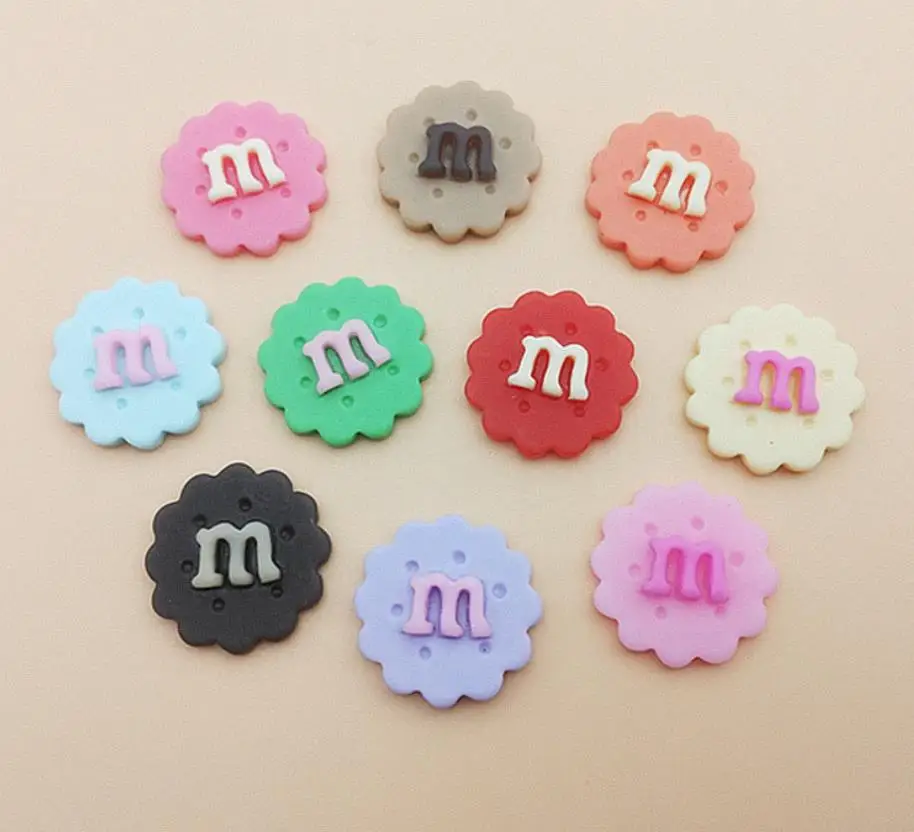 Mixed style 500pcs Каваи плоская задняя Смола М Бобы прекрасные печенья кабошоны для самостоятельного изготовления украшения для скрапбукинга телефон Ремесло украшения части - Цвет: Mixed style 500pcs