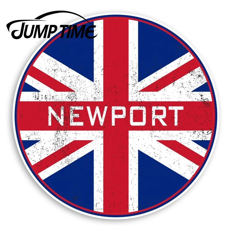 Jump Time Newport английский виниловый стикер s UK флаг наклейка багажная