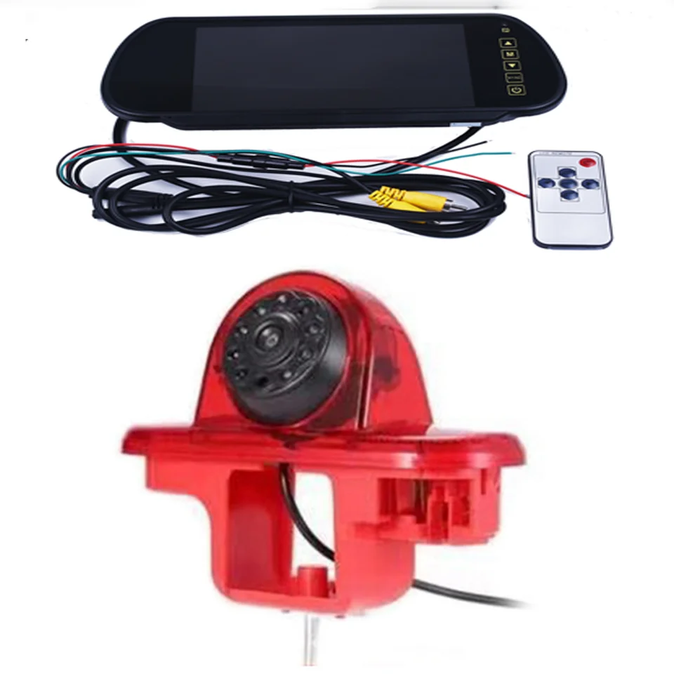For 3rd Brake Light Reversing Camera With 7 "Monitor Kit For Renault Trafic, Opel/Vauxhall Vivaro(2001-2014)AHD1080P - 34 - View #4