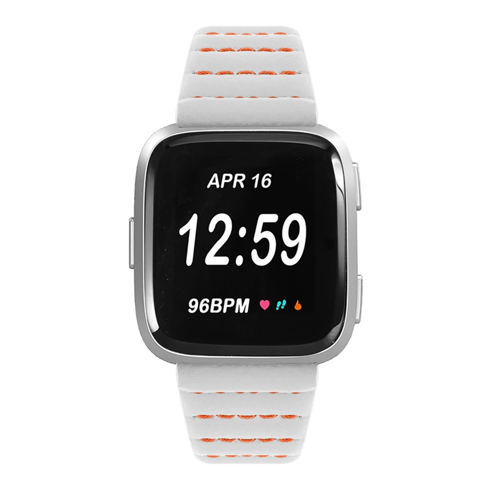 Кожаный ремешок для часов на замену браслет ремень для FitbitVersa Смарт часы VH99