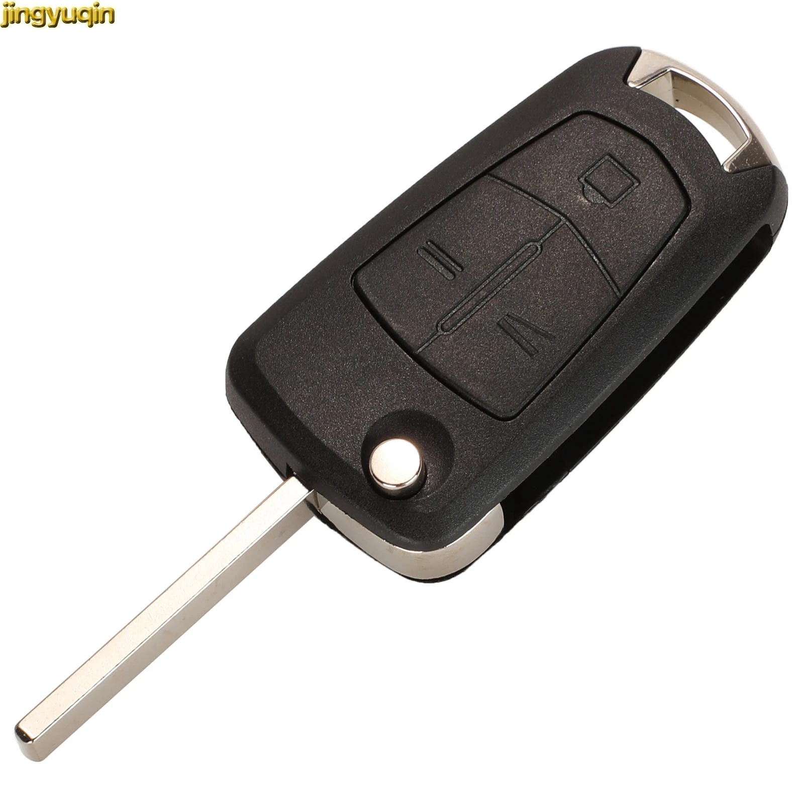 Jingyuqin 2/3 BTNS дистанционный Автомобильный ключ 433 МГц PCF7941/PCF7946 для Opel/Vauxhall Astra H Vectra C
