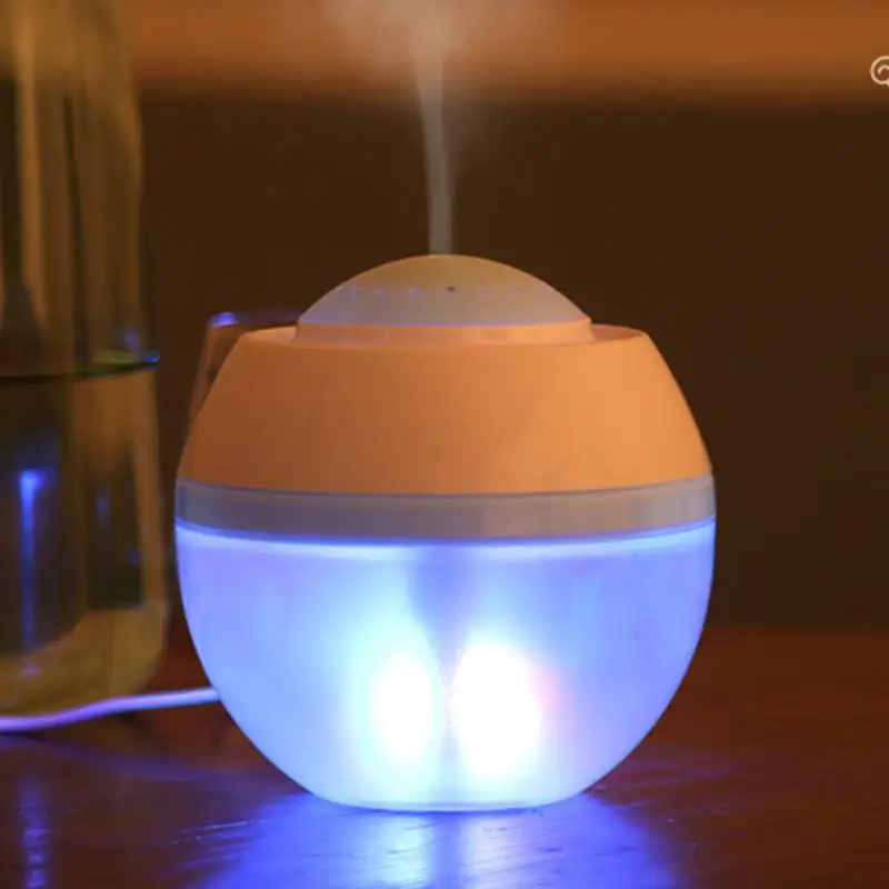 500ML Ultrasonic Air Humidifier Aroma Essential Oil Diffuser for Home Car Office USB Fogger Mist Maker with LED Night Lamp