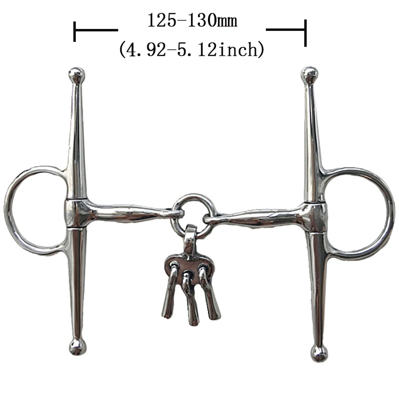 Конский наконечник H образной формы гладкий полный щека кавато паарден конный