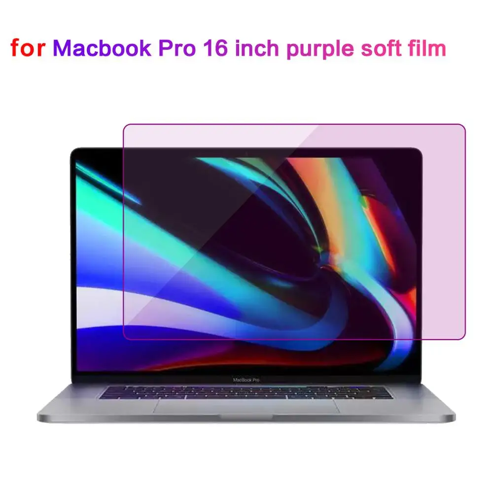 Мягкая защитная пленка для экрана для MacBook Pro 16 дюймов Защитная пленка для экрана, защита для MacBook Pro 16 дюймов без стеклянной пленки - Цвет: 1 pack