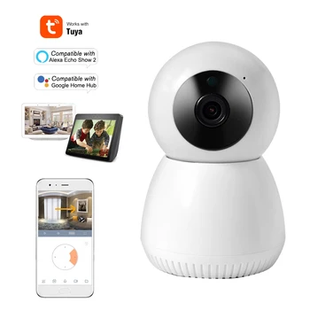 

1080P Wireless IP Camera Baby Monitor PTZ Camera with Motion Detection Auto Tracking Voice Control APP Remote Control Monitoring