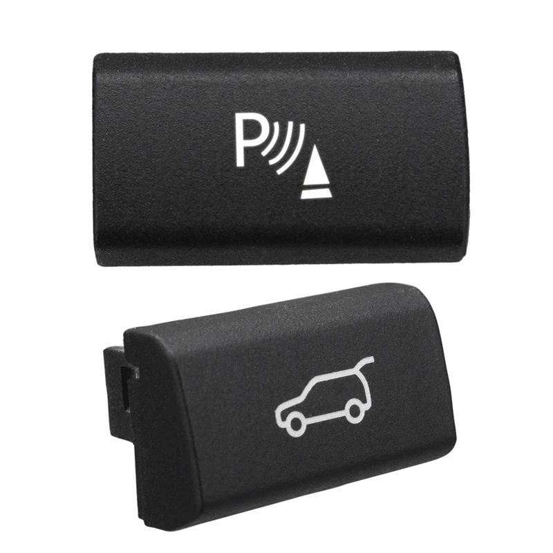 Rocker Switch Button Cover Parking Radar Sensor Tailgate Rear Trunk For BMW X5 X6 2Pcs