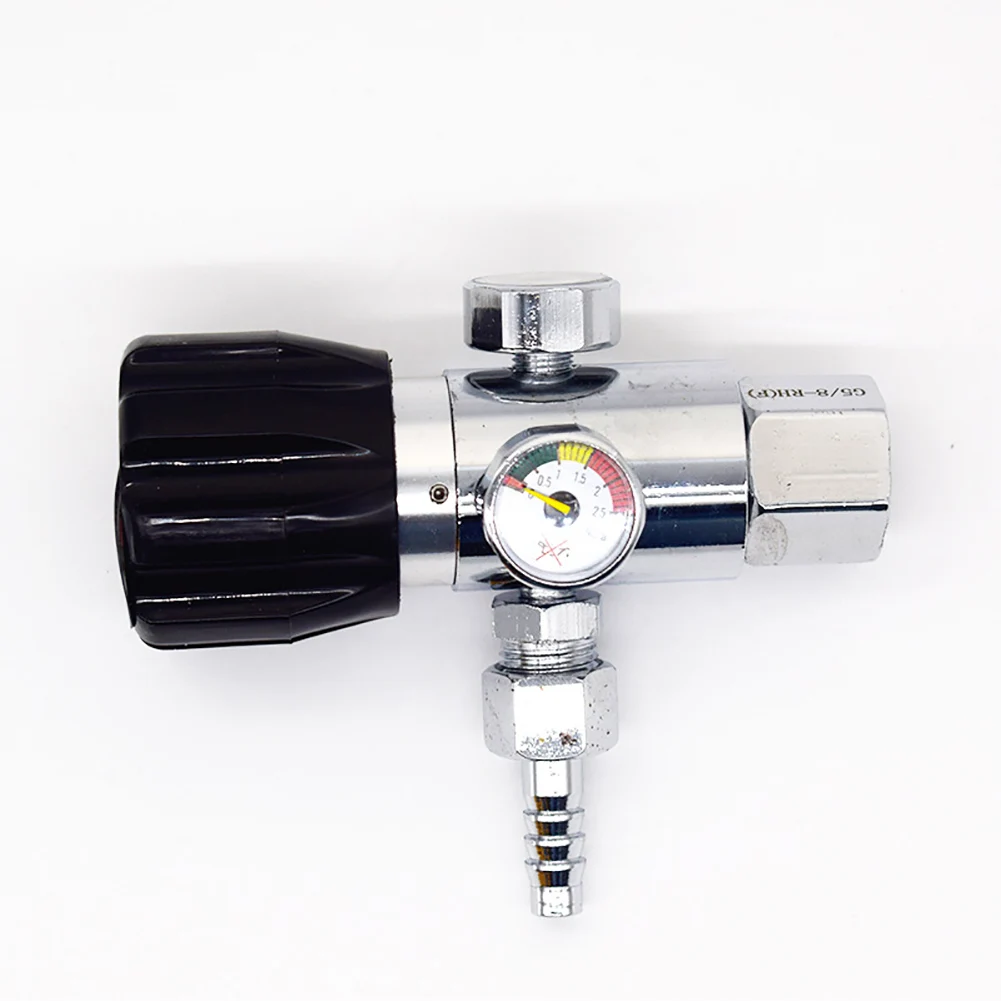 Mini Clear Scale Accessories Argon Gas Meter Tool Rustproof Anti Fall Regulator Oxygen Pressure Reducer Welding Alloy Acetylene