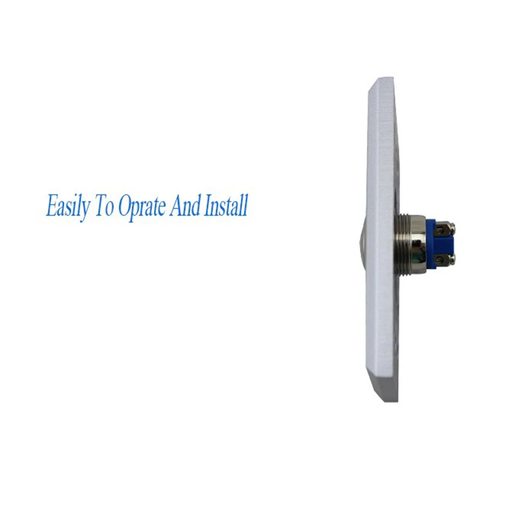Door Access Control System Release Button Metal Auto Restoration Normally Open Push To Normally Close Panic Button 10 PCS