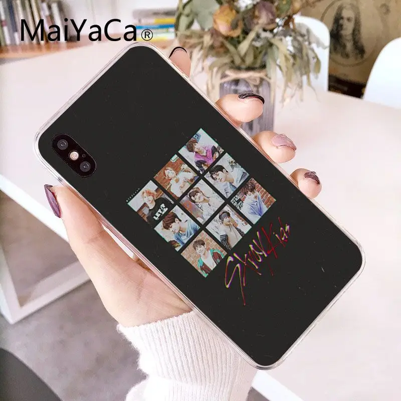 MaiYaCa Stray Kids новое поступление чехол для телефона iPhone 8 7 6 6S Plus 5 5S SE XR X XS MAX 10 Coque Shell - Цвет: A8