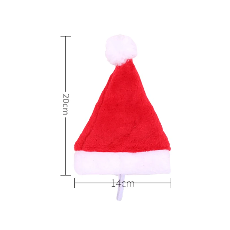 Christmas Pet Santa Hat Small Puppy Cat Dog Xmas Holiday Costume Ornaments christmas beanie hat