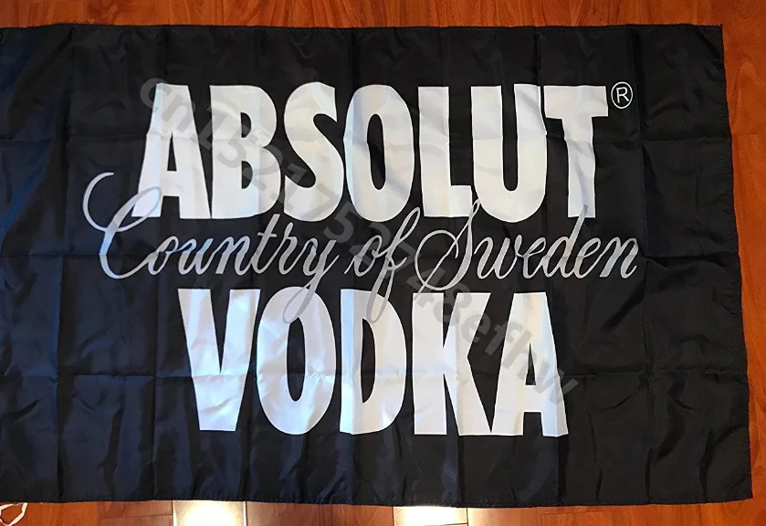 Absolut флаг водки 90*150 см 60*90 см размер полиэфирный художественный Баннер Крытый и открытый декоративный баннер флаг
