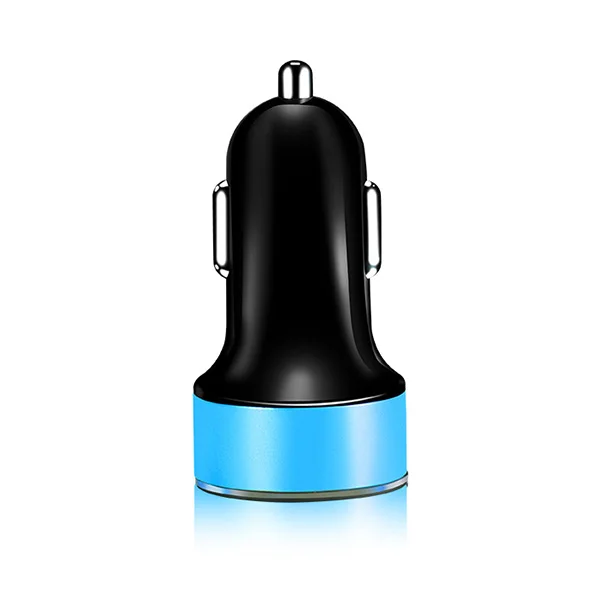 Blue Универсальное автомобильное зарядное устройство с двумя USB 3,1 А, 5 В, светодиодный дисплей, автомобильное зарядное устройство для телефона Xiaomi, samsung S8, iPhone X, 8 Plus, планшет, A2 - Тип штекера: Blue