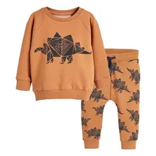 Jumping meters Baby Boys Clothing Sets Autumn Winter Boy Set Sport Suits For Boys Sweater Shirt Pants 2 Pieces Sets children