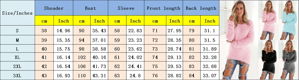 Женский флисовый свободный зимний теплый свитер с длинным рукавом, однотонный Повседневный пуловер размера плюс, Женский Длинный топ Sueter Mujer Invierno