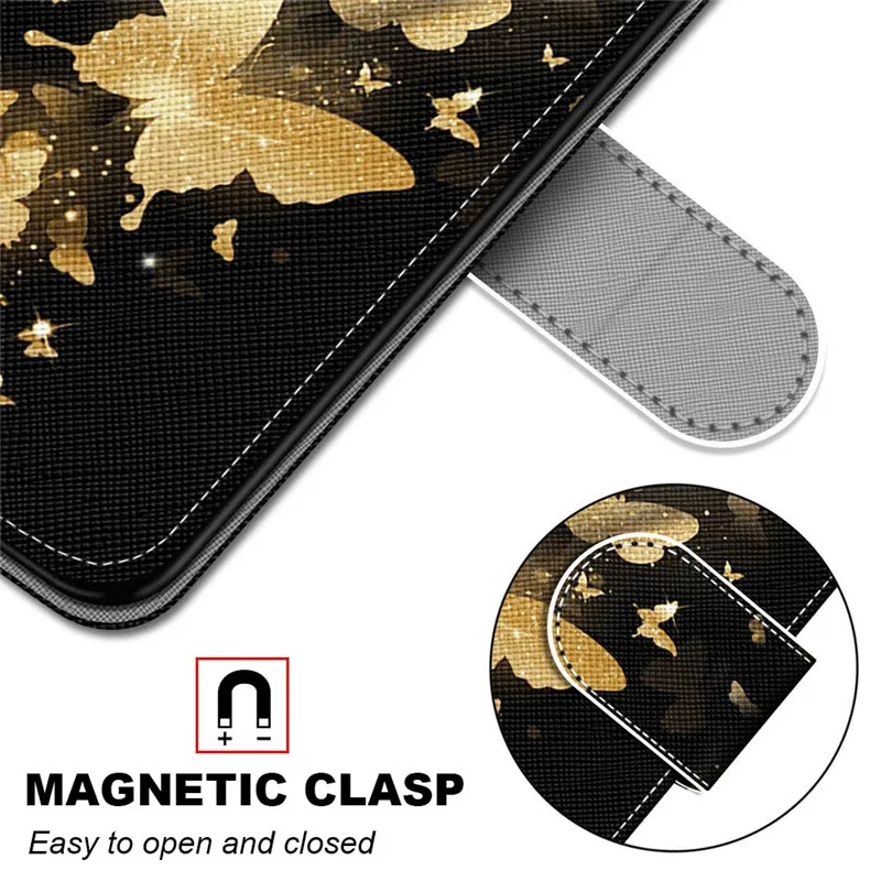 silicone cover with s pen Leather Magnetic Case For Samsung Galaxy S21 FE S 21 Ultra S30 Plus S21Plus S21FE 5G Phone Cover Flip Wallet Painted Funda Etui samsung cases cute