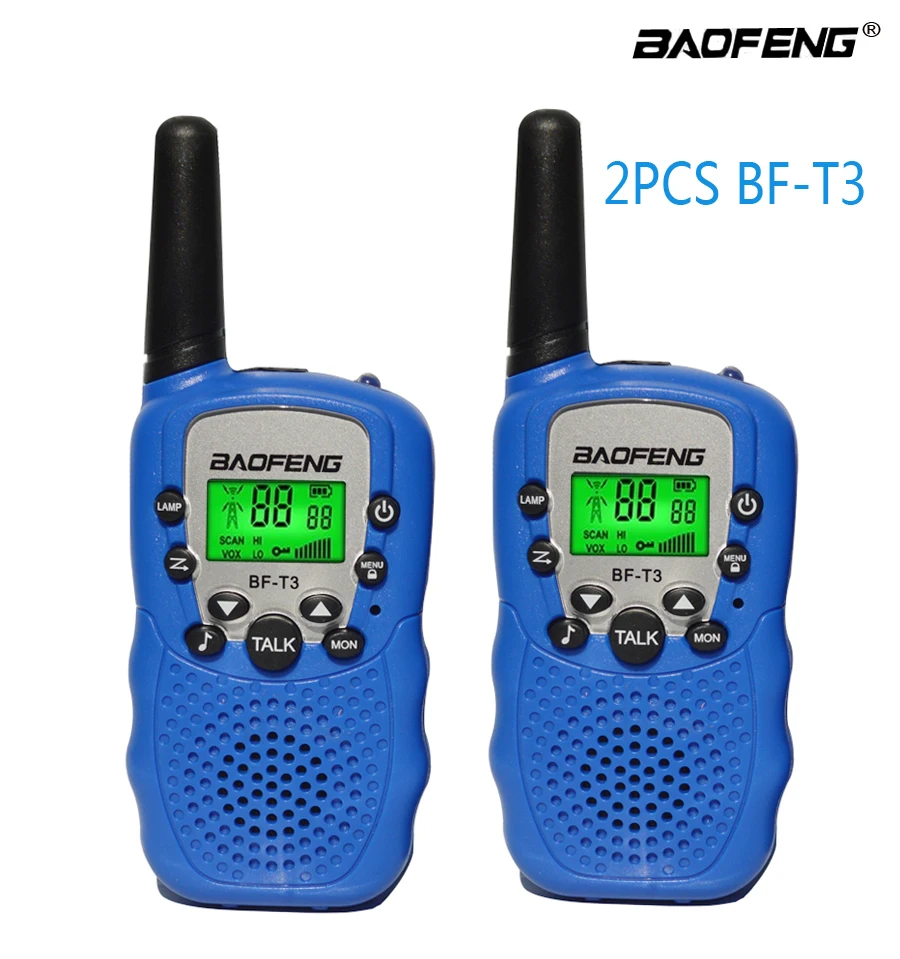 2 шт./компл. детская рация радио мини игрушки baofeng BF T3 для детей подарок на день
