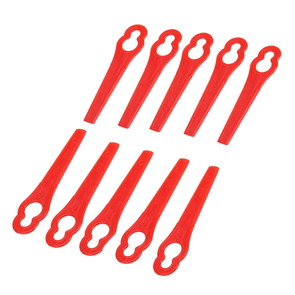 Lawn Mower Blades Trimmer Blades 100Pcs Grass Trimmer Blades Spare Part Replacement Lawn Mower Cutting Blades Cutter Tool For Bosch ART 26Li ART 26 Accutrim Part