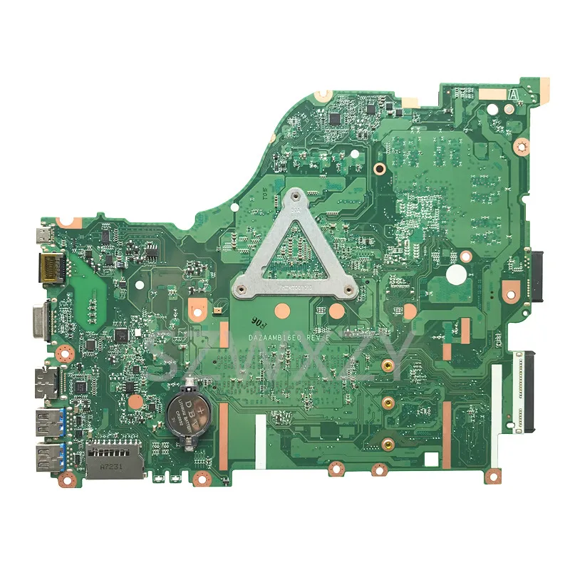 Материнская плата для ноутбука acer E5-575 i3-7100u NBGD311009 DAZAAMB16E0 REV: E рабочая