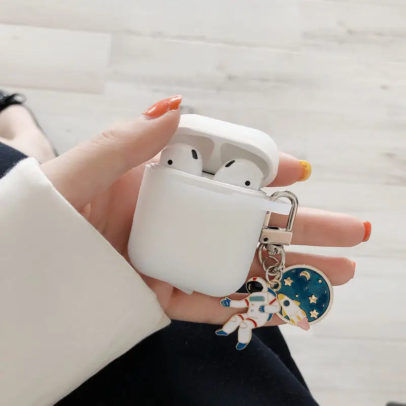 Космический астронавт пилот Spaceman силиконовый чехол для Apple Airpods 2 аксессуары чехол защитный чехол сумка чехол для наушников брелок