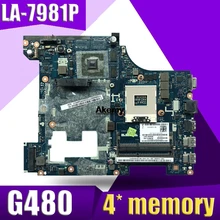 Материнская плата LA-7981P G480 для lenovo G480 QIWG5_G6_G9 LA-7981P REV: 1,0 GT610M материнская плата для ноутбука