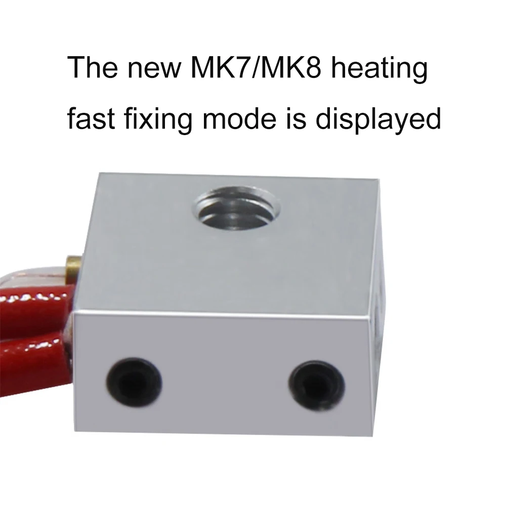 2020 High Quality Heater Block MK8 Heating Block Hot End Ender 3 Mk7