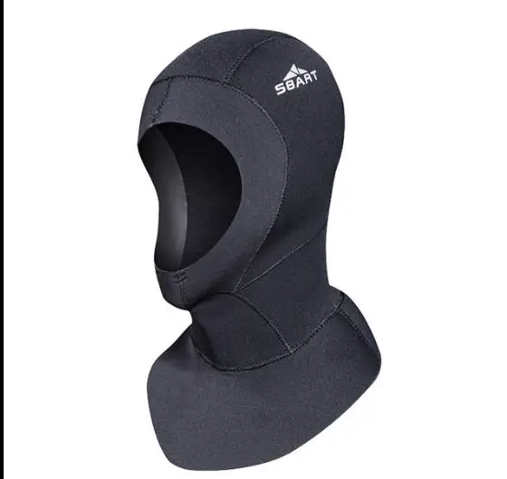SBART 3 мм неопреновый капюшон для дайвинга для взрослых, камуфляжный зимний гидрокостюм для подводного плавания, теплая шапка, головной убор с длинными рукавами на плечо, толстовки для погружения - Цвет: 3