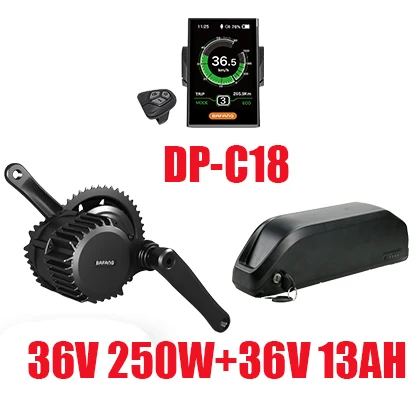C1836V250W21AH Bafang 36В мотор 250W BBS01 8FUN Электрический велосипед набор для электровелосипеда Conversion Kit с Батарея 13/115. 6/21 AH e моторколесо, BB01B - Цвет: C1836V250W21AH