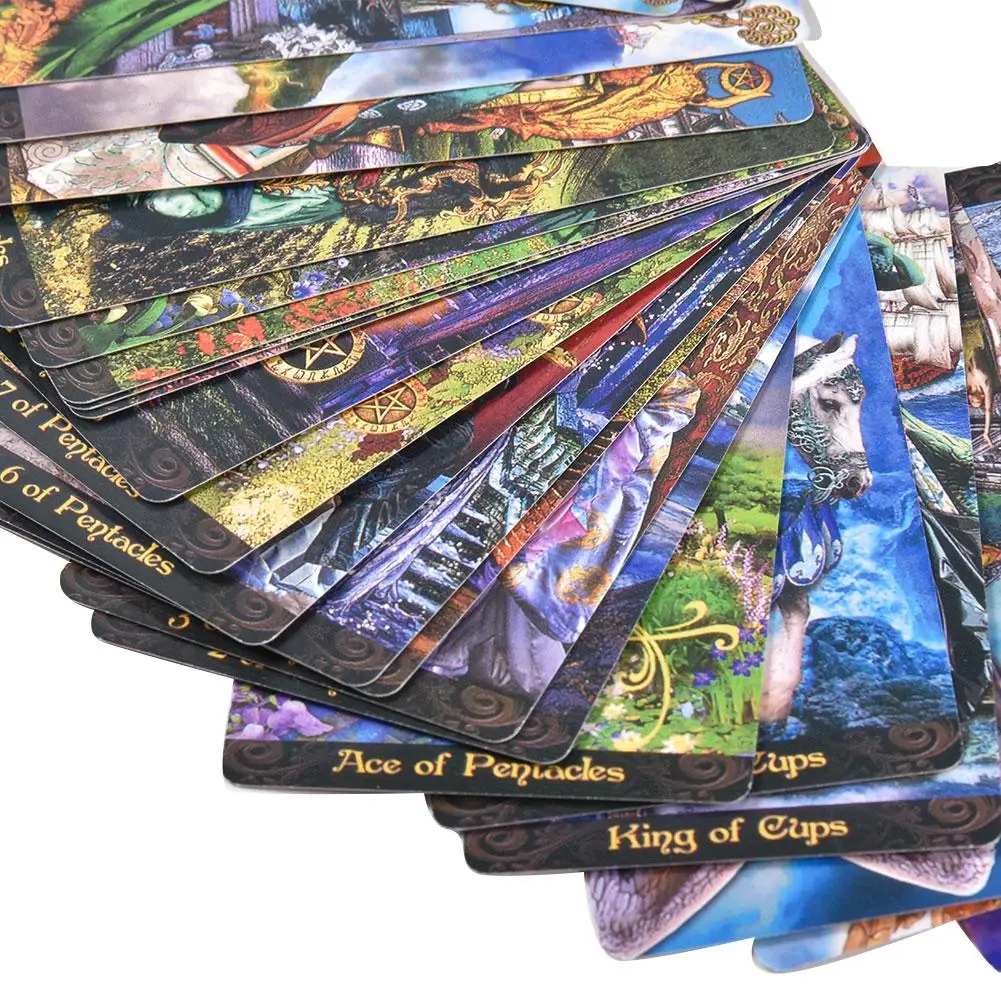 78 Tarot Illuminati набор карт Таро полная английская версия настольная колода игры настольные игры развлечения семейные вечерние игральные карты