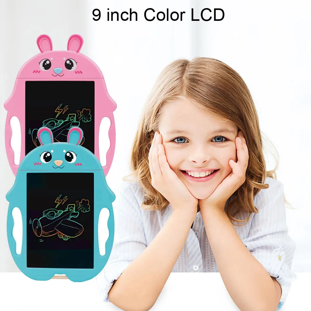 9 ''цветной lcd блокнот для рисования, планшет для рисования, доски для чтения сообщений, Обучающие Детские игрушки, игрушки для детей, игрушки