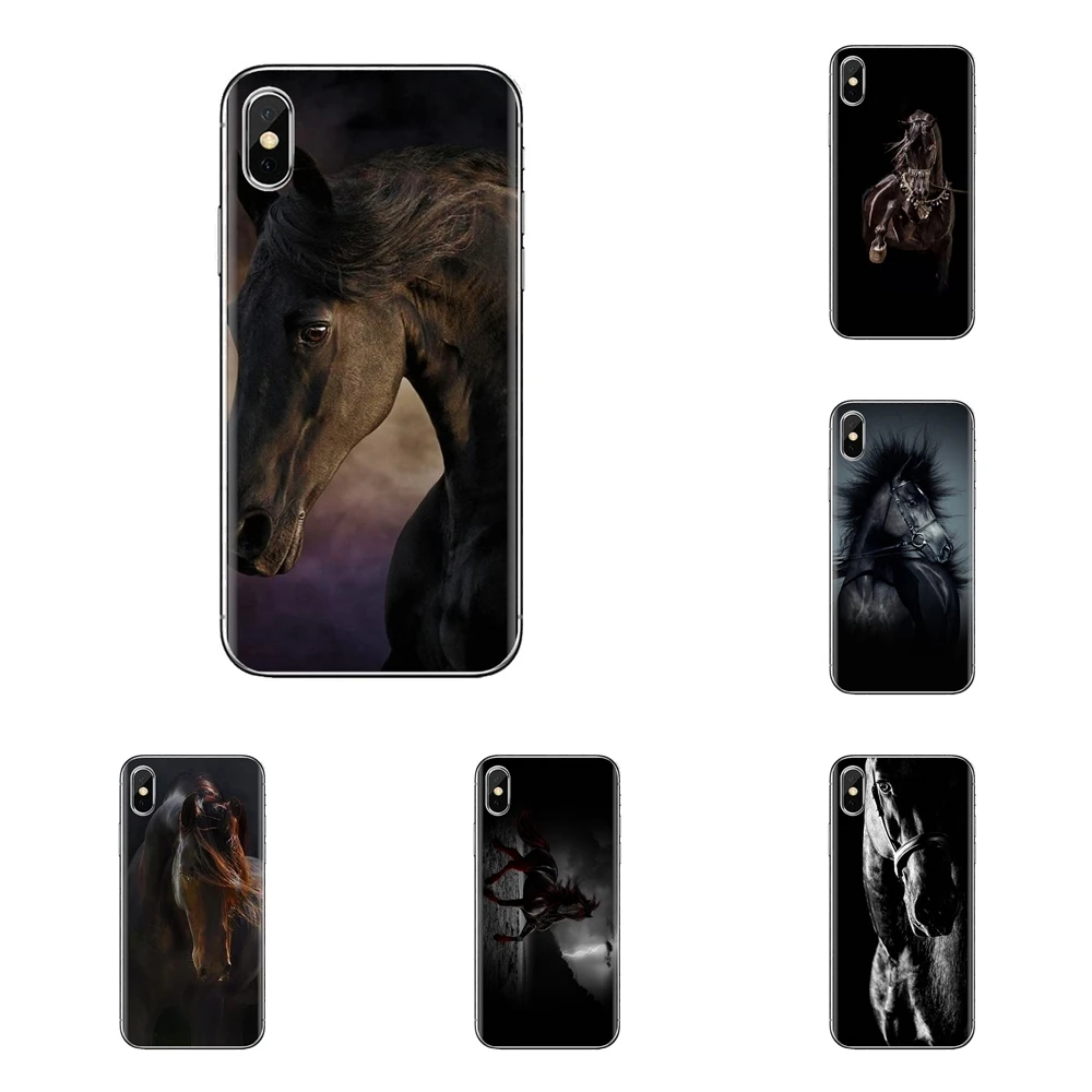 Transparent Soft Shell Covers Beautiful Dark Horse Wallpaper For Samsung Galaxy A3 A5 A7 A9 A8 Star A6 Plus 2018 2015 2016 2017 |